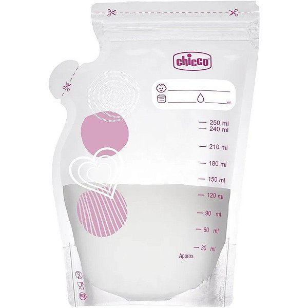Bolsa para Leite Materno Chicco - 2257-30 (30 Unidades)