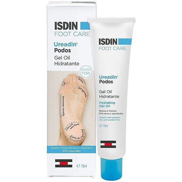Gel Hidratante de Óleo Isdin Foot Care Ureadin Podos - 75mL