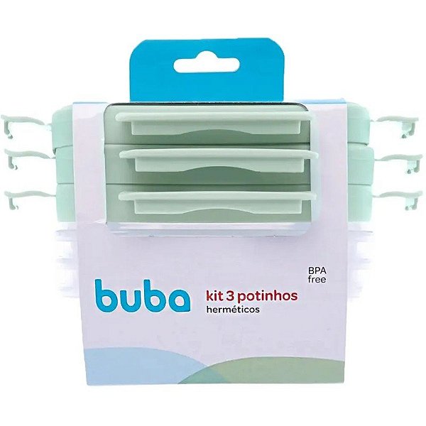 Kit de Potes Herméticos Buba - Verde - 18058