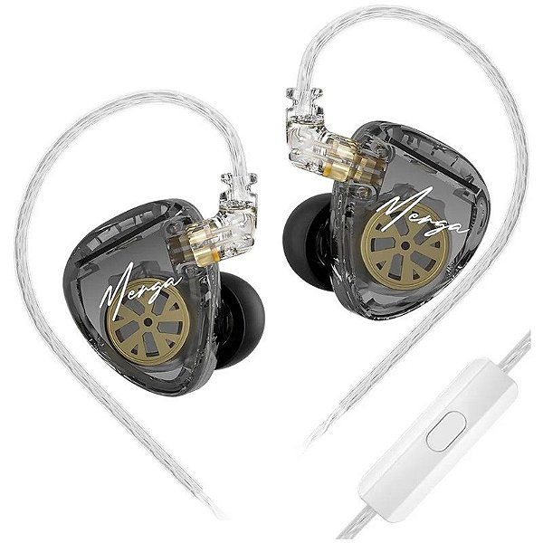 Auricular Monitor KZ KZ-Merga con Micrófono Clear