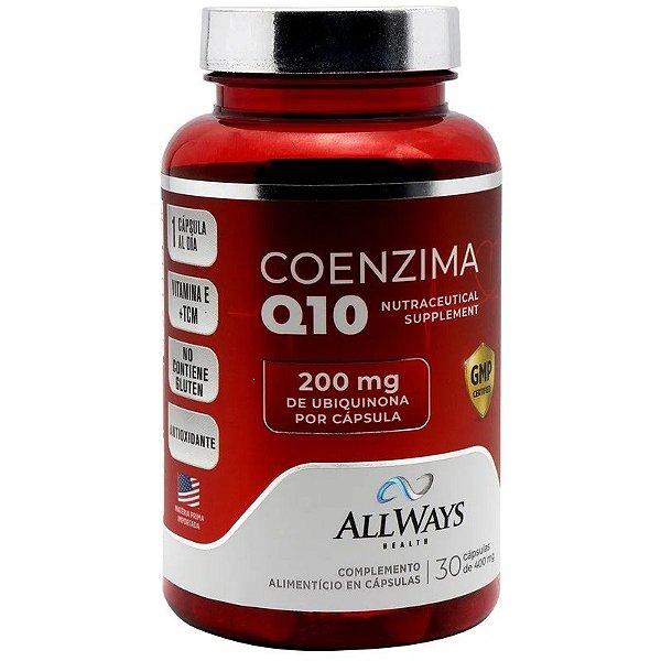 Allways Health Coenzima Q10 200 MG (30 Cápsulas)