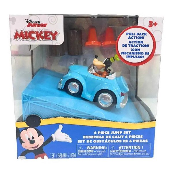 Autito Disney Junior set de Obstaculos - Goofy (6 Piezas)