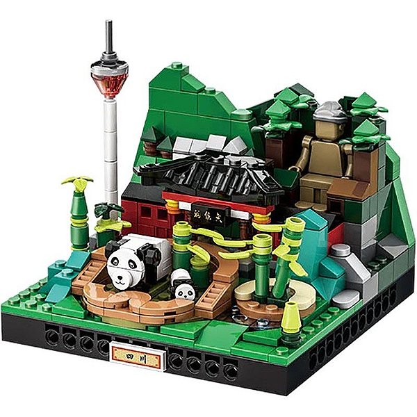 Blocos de Construção Wang City Microcosmo Si Chuan - 3105 (294 peças)