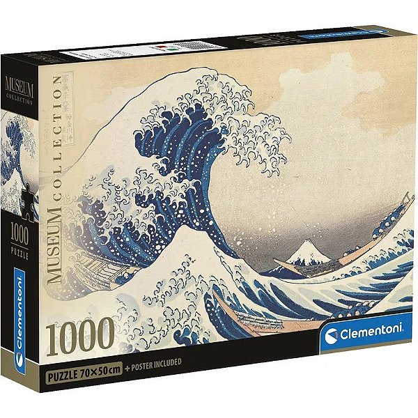Quebra-Cabeça A Grande Onda Museun Collection Clementoni - 39762 (1000 peças)