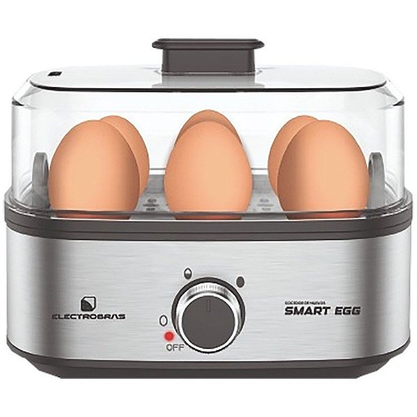Máquina Elétrica de Cozinhar Ovos ElectroBras EBEG-06 Smart EGG 300W 220V/50-60Hz