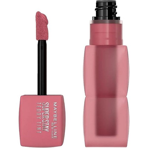 Batom Líquido Maybelline Super Stay Teddy Tint 50 Kneehigh - 5mL
