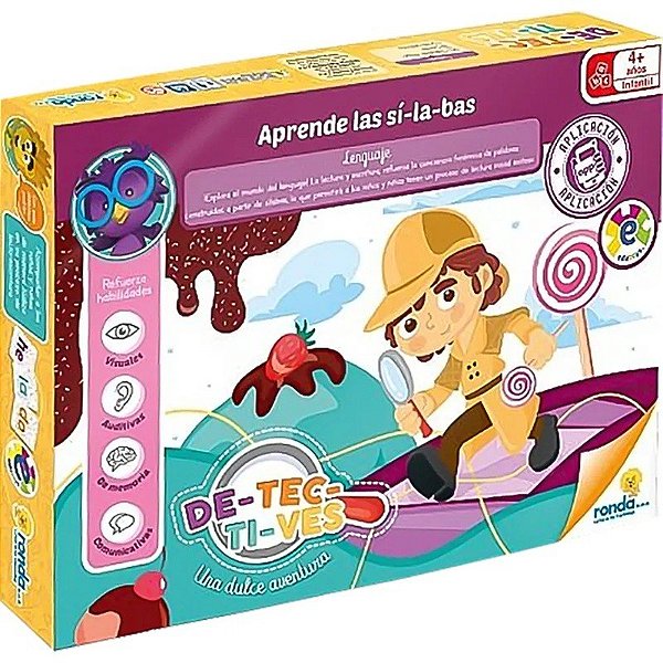 Jogo educativo As Sílabas De-Tec-Ti-Ves Ronda 12231