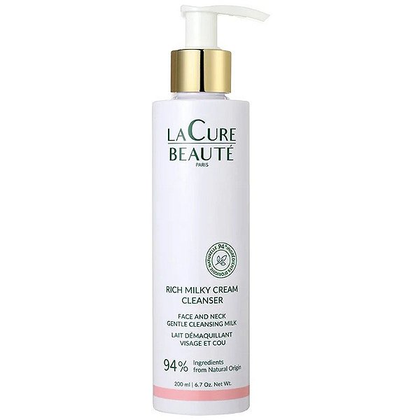 Creme de Limpeza La Cure Beauté Rich Milky 94% - 200mL