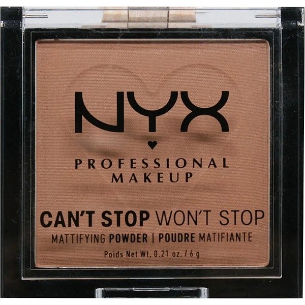 Pó NYX Can't Stop Powder CSWSM06 Tan - 6g
