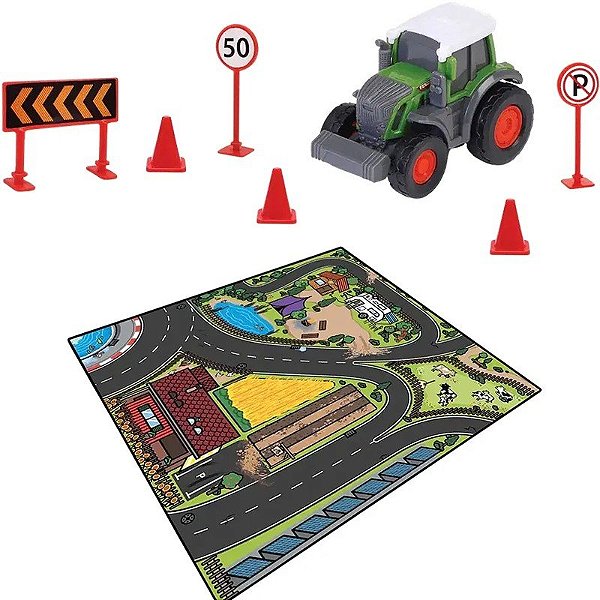 Carro Micro Farm Playmat Dickie Toys - 20 374 6018