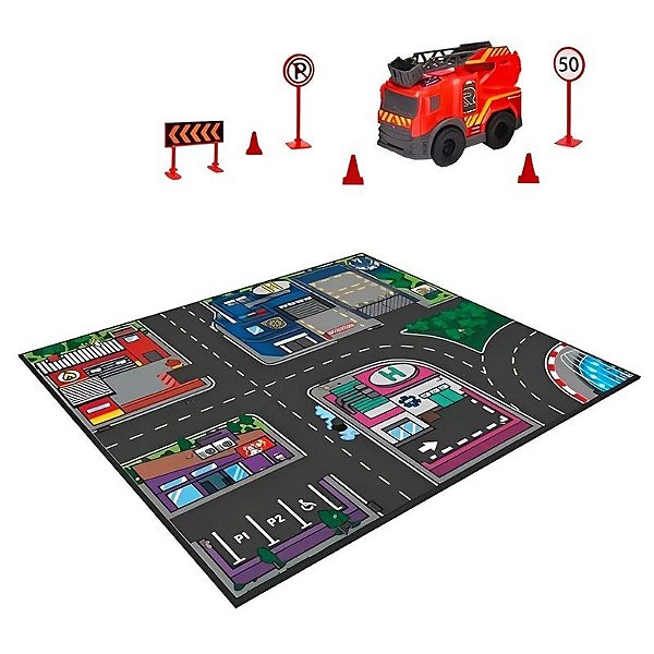 Tapete de Jogo Micro Sos Playmat Dickie Toys - 20 374 6018
