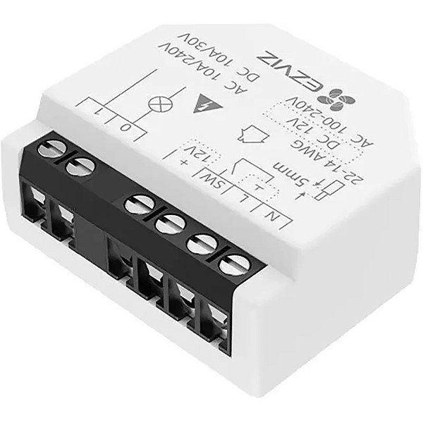 Interruptor Smart Ezviz Wi-Fi Relé 1PD CS-T35 Branco