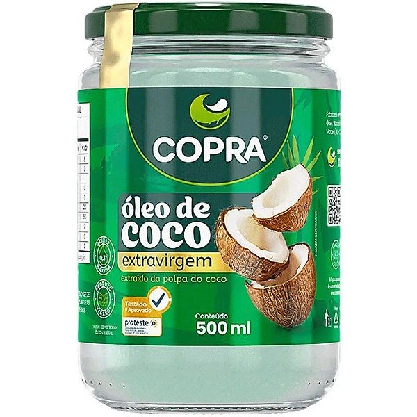 Óleo de Coco Copra Extra Virgem - 500mL