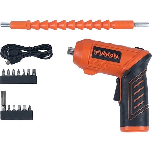 Chave de Fenda a Bateria - Fixman 1/4" R6011 4Nm 4V