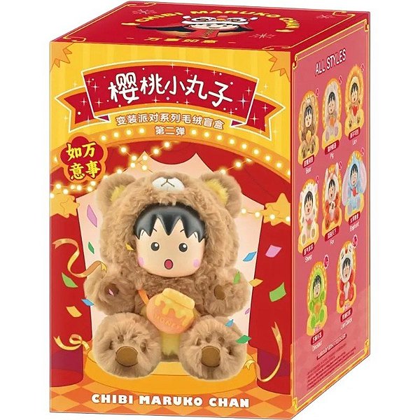 Boneco Pelúcia Festa de Fantasia Chibi Maruko-chan Vol. 2. Caixa Surpresa - 620074