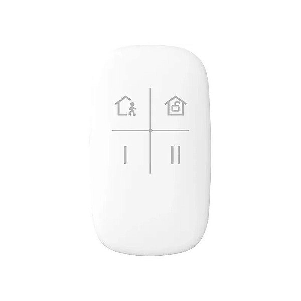 Controle de Alarme Sem Fio Hikvision Keyfob DS-PKF1-WB (caixa feia)