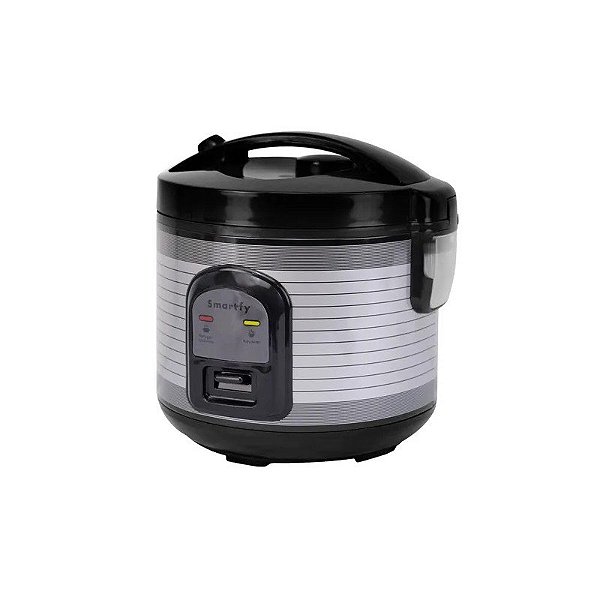 Panela Elétrica para Arroz Smartfy PE01G - 400W - 1L - 110V 60HZ - Preto e Cinza
