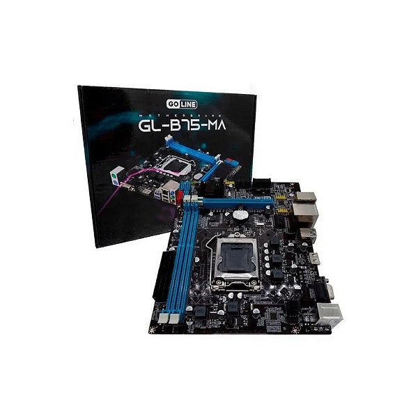 Placa-mãe MB 1155 Goline B75M-G DDR3 HDMI/VGA/M.2/USB3.0