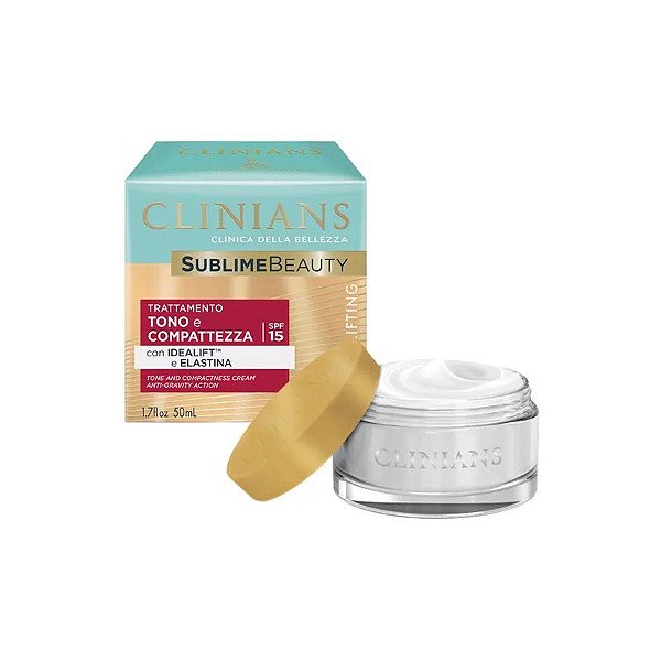 Creme Hidratante Facial Clinians Sublime Beauty Trattamento Tom e Firmeza - com Idealift e Elastina - 50ML