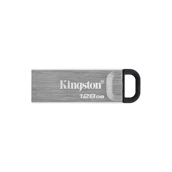 Pendrive Kingston Datatraveler Kyson 128GB USB 3.2 Prata DTKN/128GB