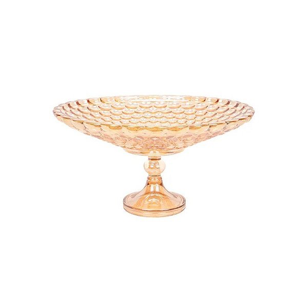 Fruteira Decorativa Dourada 36X19CM