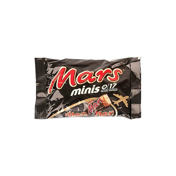 Pacote Mini de Chocolate Mars 330G