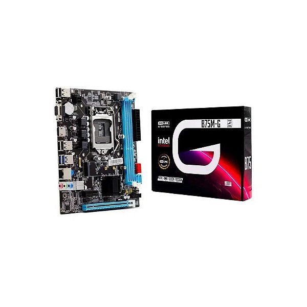 Placa Mãe Goline B75M-G DDR3 Soquete LGA 1155 Chipset Intel B75 Micro ATX - (1 Ano de Garantia)