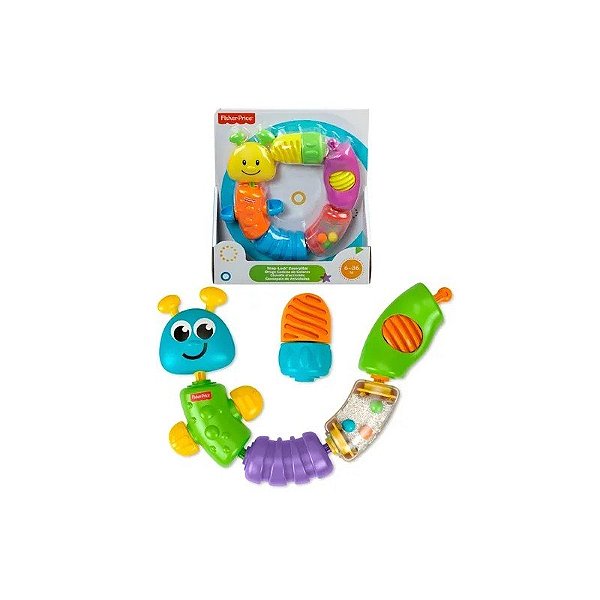 Jogo Didático Fisher-Price Gusanito Encaixe e Descobertas