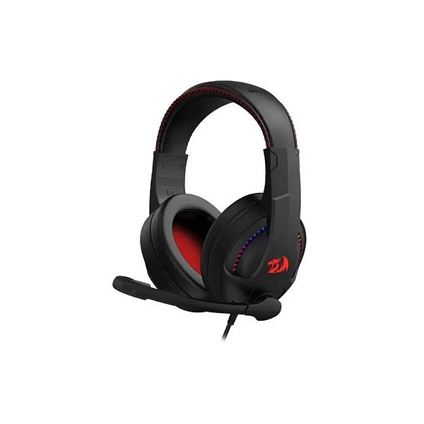 Fone de Ouvido Gamer Redragon Cronus H211 RGB P2 3.5MM - Preto
