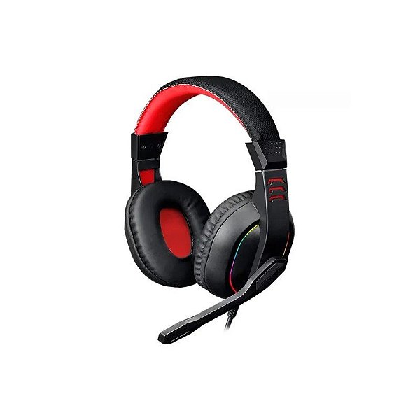 Headset Gamer Redragon Ares H120 RGB P2 + Adaptador 3.5MM - Preto