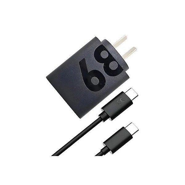 Carregador Motorola MC-686N 68W USB-C - Preto