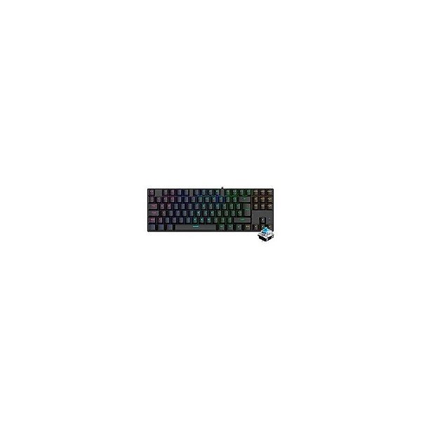 Teclado Gamer Mecânico Satellite GK-51 USB / RGB / Inglês - Preto