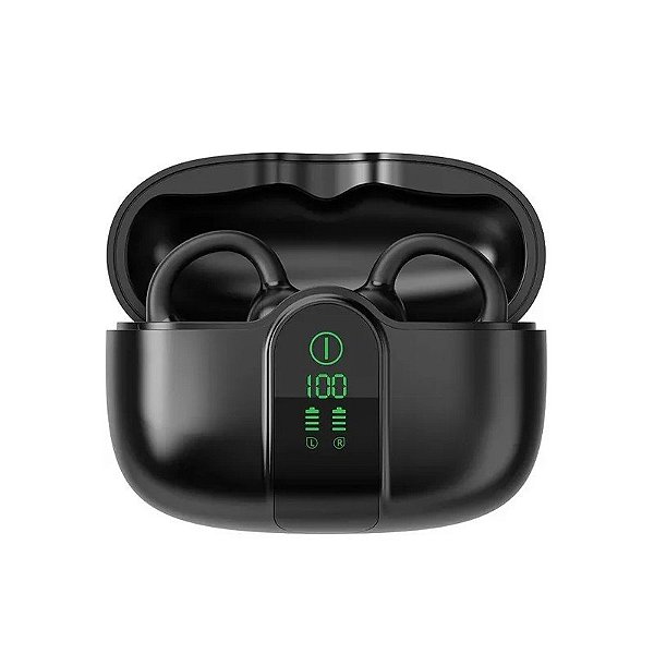 Fone de Ouvido Sem Fio Bluetooth Blackview Airbuds 15 com Cancelamento de Ruído - Preto Sombra