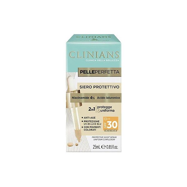 Sérum Facial Clinians Pelle Perfetta - Sérum Protetivo - FPS 30 - 25ML