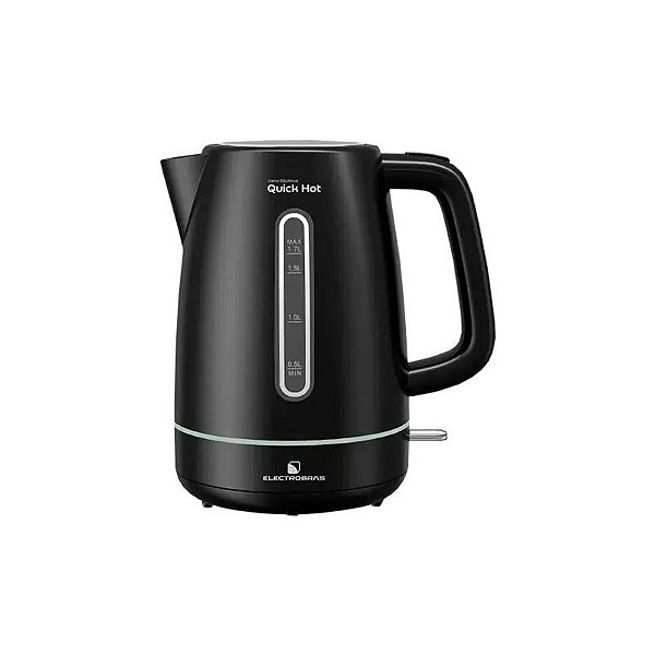 Jarra Elétrica Electrobras Quick Hot EBJE-07 - 1,7L - 2200W - 220V 50/60HZ - Preto