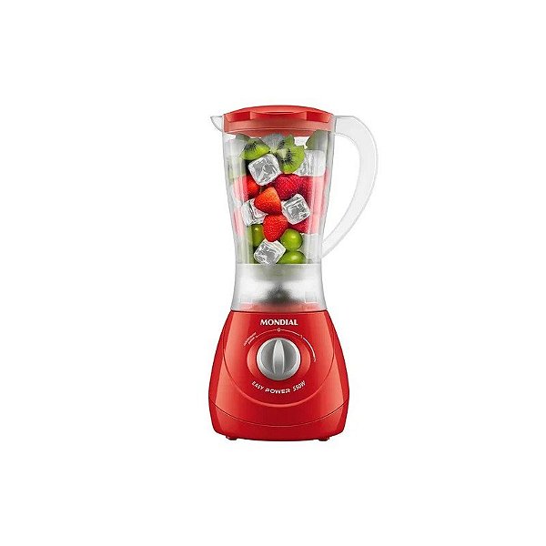 Liquidificador Mondial Easy Power L-550-R - 550W - 1.5L - 220V 50/60HZ - Vermelho