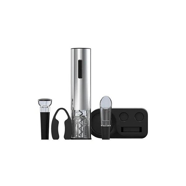 Abridor de Vinho a Bateria Kit VBGS-KP3-362003