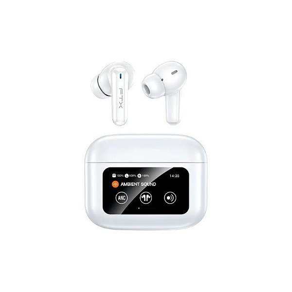 Fone de Ouvido FTX E56L-WH - Bluetooth - Touchscreen - Branco