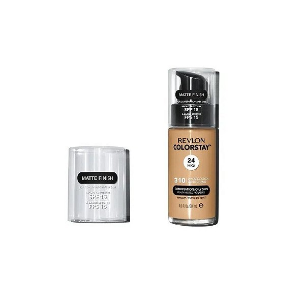 Base Líquida Revlon Colorstay Matte Finish FPS15 Warm Golden 310 - 30ML