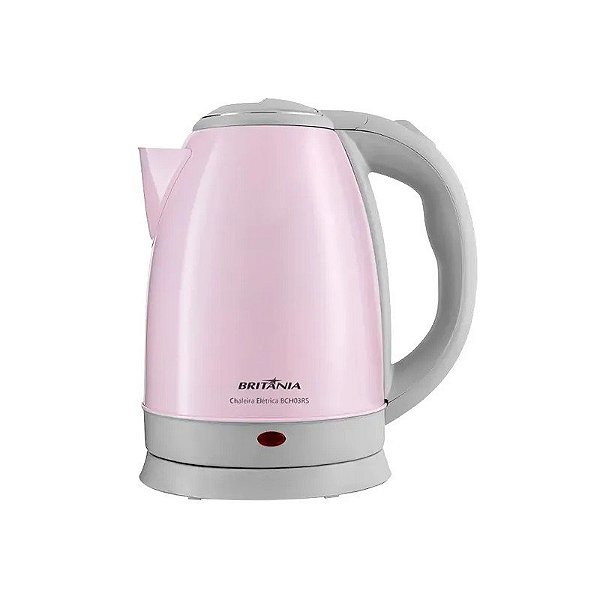 Jarra Elétrica Britânia BCH03RS 1.500 Watts 1.8 Litros 220V ~ 50/60 HZ - Rosa/Cinza