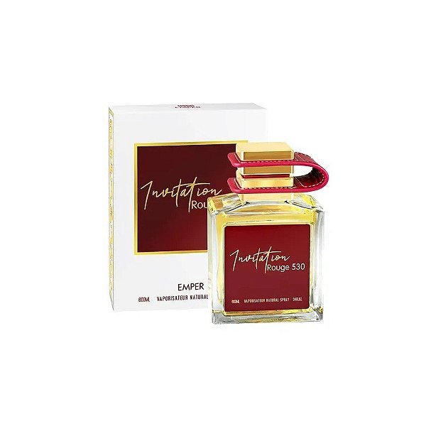 Perfume Emper Convite Vermelho 530 - Água de Colônia - Feminino - 100ML