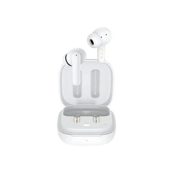 Fone de Ouvido Sem Fio Bluetooth QCY T13 TWS Cancelamento de Ruído Ativo - Branco