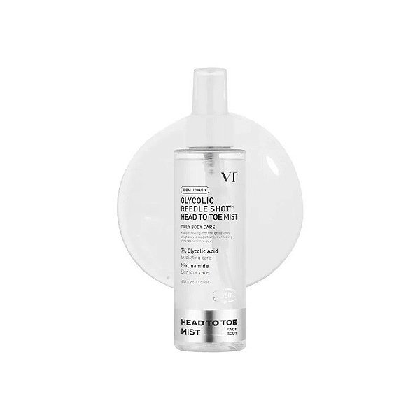 Esfoliante Facial VT Cosmetics Glycolic Reedle Shot Head To Toe de 120 ML