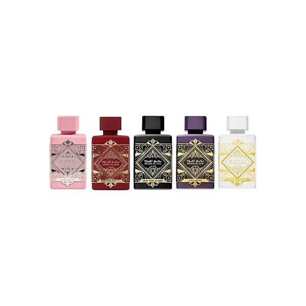 Perfume Lattafa Badee Al Oud Coleção Eau de Parfum Kit 5 Peças - 5 ml