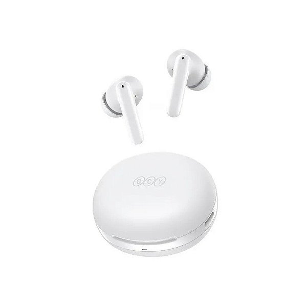 Fone de Ouvido Sem Fio QCY T13 ANC2 BH23HT09A - Branco Lua