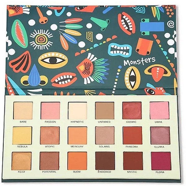 Paleta de Sombras PHOERA 18 Peças YENISEI