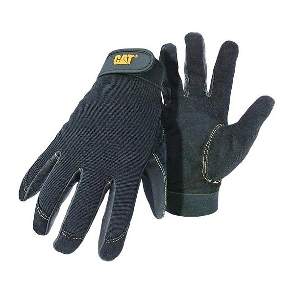 Luvas Caterpillar Premium Leather CAT012201 - Preto