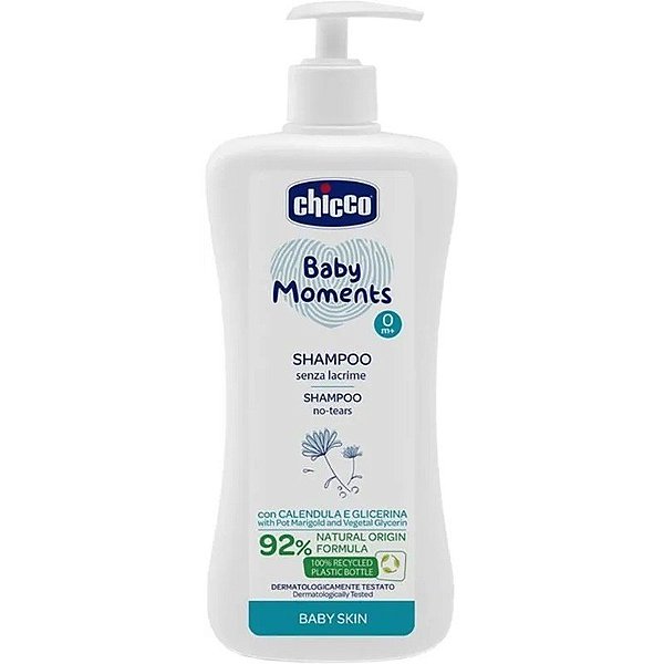 Champô Chicco Sem Lágrimas Baby Moments - 500mL