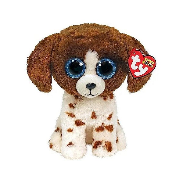 Pelúcia Beanie ty boos - Muddles Cachorro
