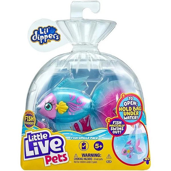 Pacote Individual de Peixe Litte Live Pets Moose - 26407